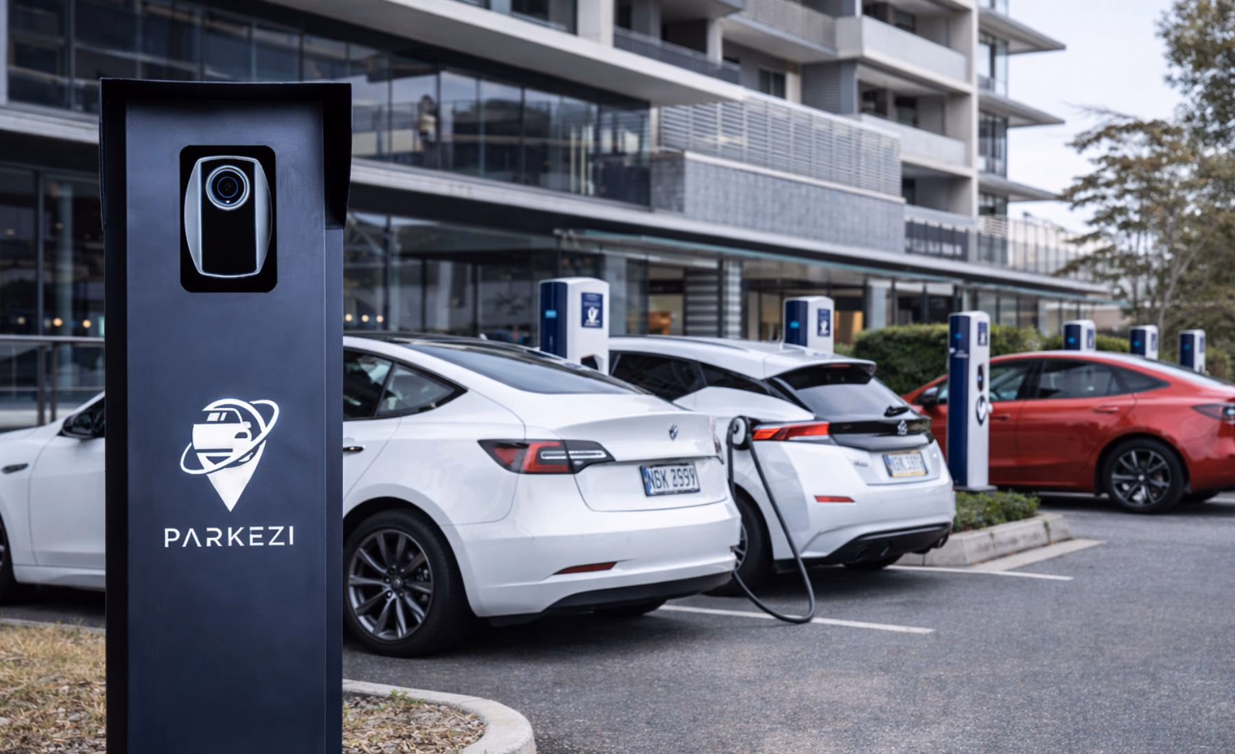 Modern parking system with Parkezi