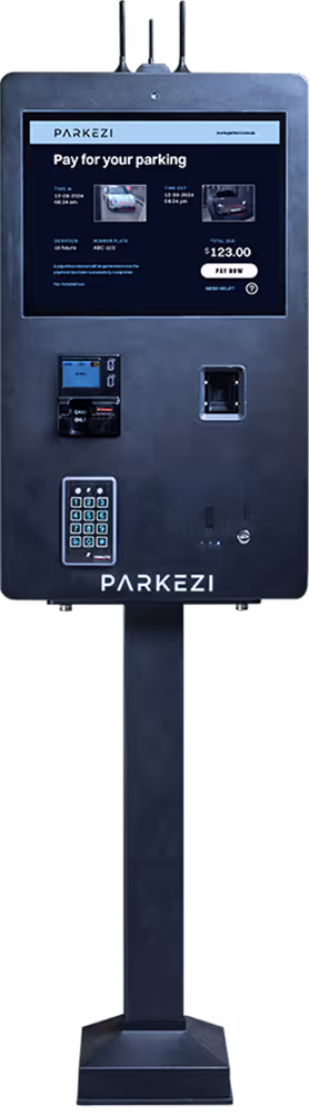Parkezi Express Pay parking payment terminal