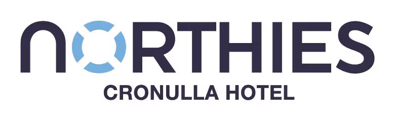 Text logo reading "Northies Cronulla Hotel" with a lifebuoy symbol in the letter "O".