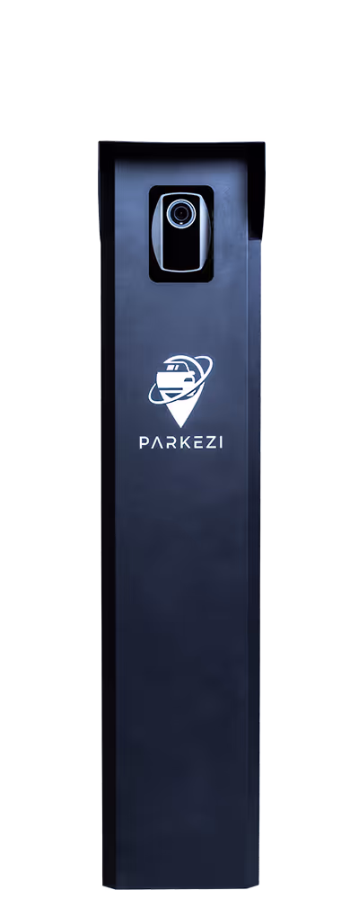 Parkezi Scan & Go ANPR camera system for automated parking entry and exit.