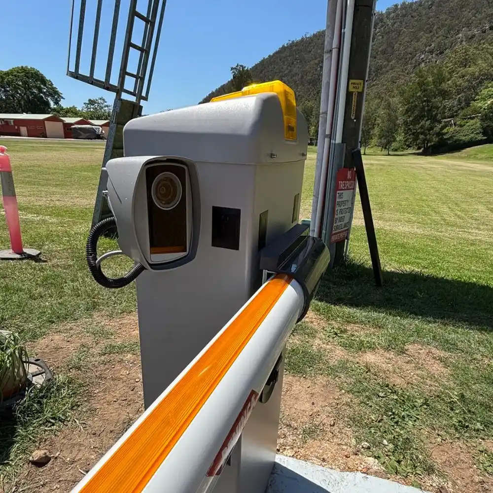 Parkezi ANPR camera for parking access control.