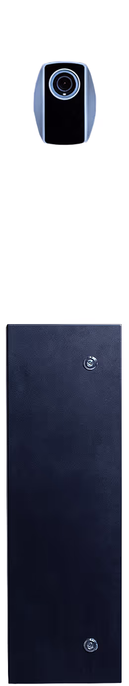 Parkezi Scan & Go Mini compact ANPR camera for space-limited parking entrances.